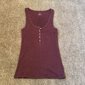 Maroon tank top